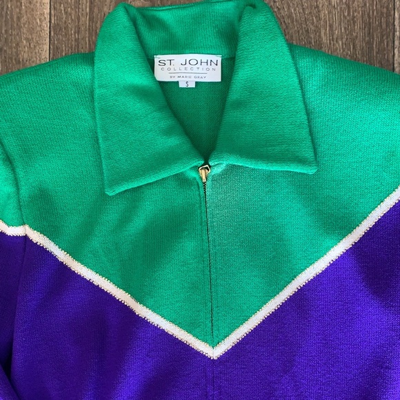 vintage St John cardigan  sz Small - Picture 2 of 15